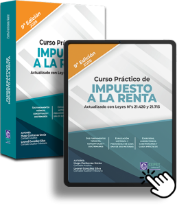 Libro Curso Práctico de Impuesto a la Renta 9ª edición 2026 actualizado con Leyes 21.420 y 21.713 Editorial CEPET